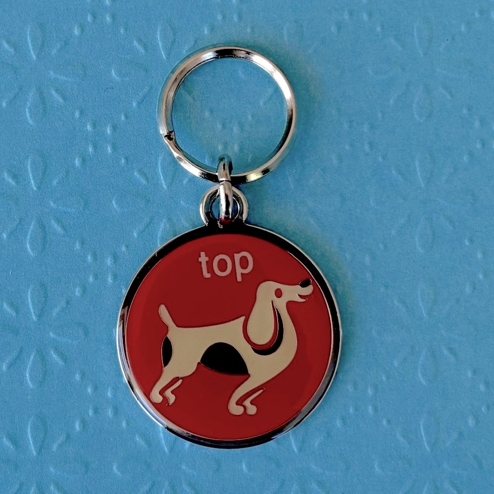 Top Dog Bag Charm Keychain Pet Bling by Jane Jenni - Picture 3 of 3